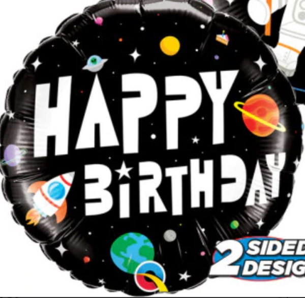18" Space Birthday Balloon