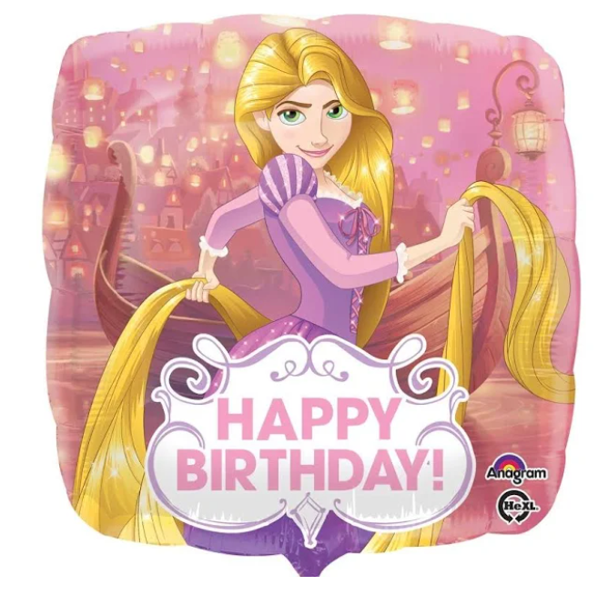 17" Rapunzel Square Balloon