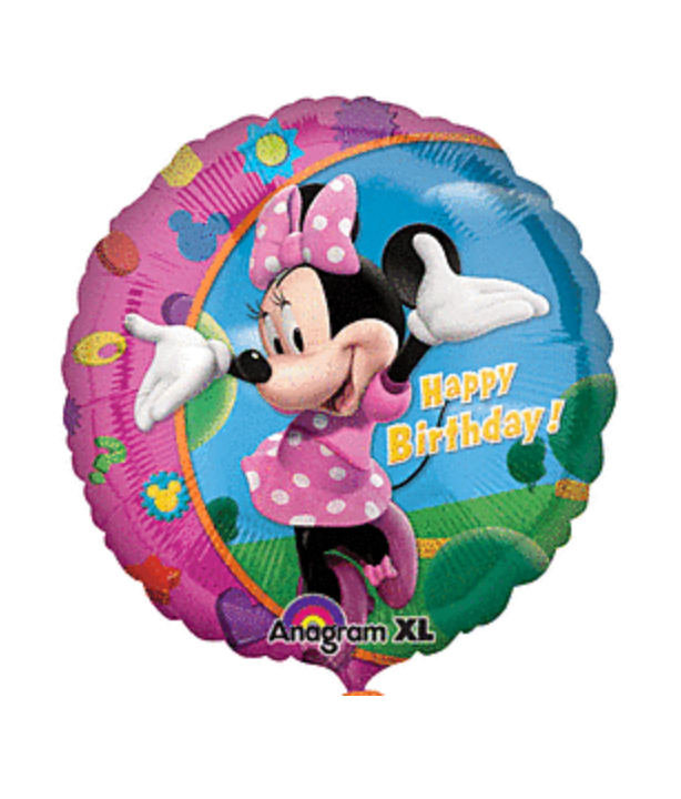 18" Minnie Mouse Birthday Balloon