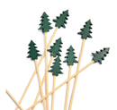Christmas Tree Party Picks (25pc) for Cupcakes, Appetizers & Cocoa
