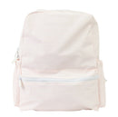 Apple of My Isla Pink Stripe Wipeable Large Backpack | Personalized Girls School Backpack | Bossier City, LA