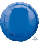 17" Dark Blue Round Balloon