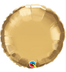 18" Chrome Gold Round Mylar Balloon - Perfect for Parties & Decorations