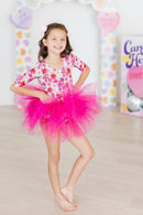 SALE Secret Garden 3/4 Sleeve Tutu Leotard