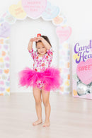 Secret Garden 3/4 Sleeve Tutu Leotard