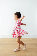 Secret Garden 3/4 Sleeve Twirl Bodysuit