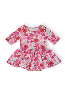 Secret Garden 3/4 Sleeve Twirl Bodysuit