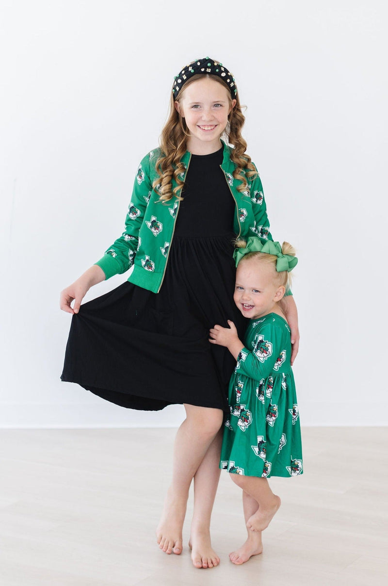 Southlake Carroll Dragons 3/4 Sleeve Pocket Twirl Dress