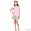 Tennis Skort in Botanical Flowers Print