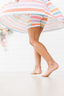 Spring Stripes Twirl Shorts
