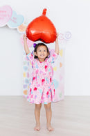 Sucker for You 3/4 Sleeve Pocket Twirl Dress