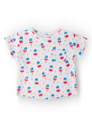 Summer Sweets Ruffle Pocket Tee