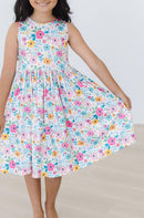 SALE Sunshine Blooms Tank Twirl Dress