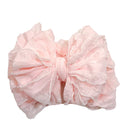 Ruffled Headband- Sweet Pink