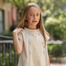 Isabel Dress in King's Way Khaki Corduroy