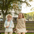 Isabel Dress in King's Way Khaki Corduroy