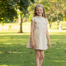 Isabel Dress in King's Way Khaki Corduroy