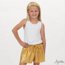 Shimmer Butterfly Short in Purple