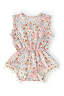 Unicorn Soiree Pom Pom Romper