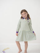Throw Me Something Mister! Mardi Gras Striped Polo Dress