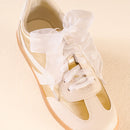 Sheer Step It Up Shoelaces – White | Boutique Sneaker Laces