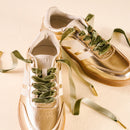 Velvet Green Step It Up Shoelaces | Boutique Sneaker Laces