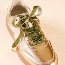 Velvet Green Step It Up Shoelaces | Boutique Sneaker Laces