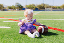 Girls Purple Tiger Smocked Bubble – LSU-Inspired Baby Girl Game Day Bubble | The Prissy Pelican Boutique Bossier City, LA
