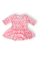XOXO 3/4 Sleeve Twirl Bodysuit