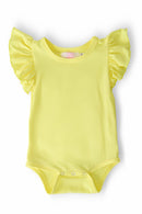 Yellow S/S Flutter Bodysuit