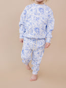 Jogger Set | Blue Flowers