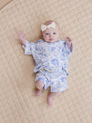 Shorts Set | Blue Flowers