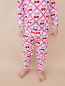 Bamboo Two Piece Set | Cherry Bow