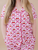 Bamboo Women's Pajamas | Cherry Bow