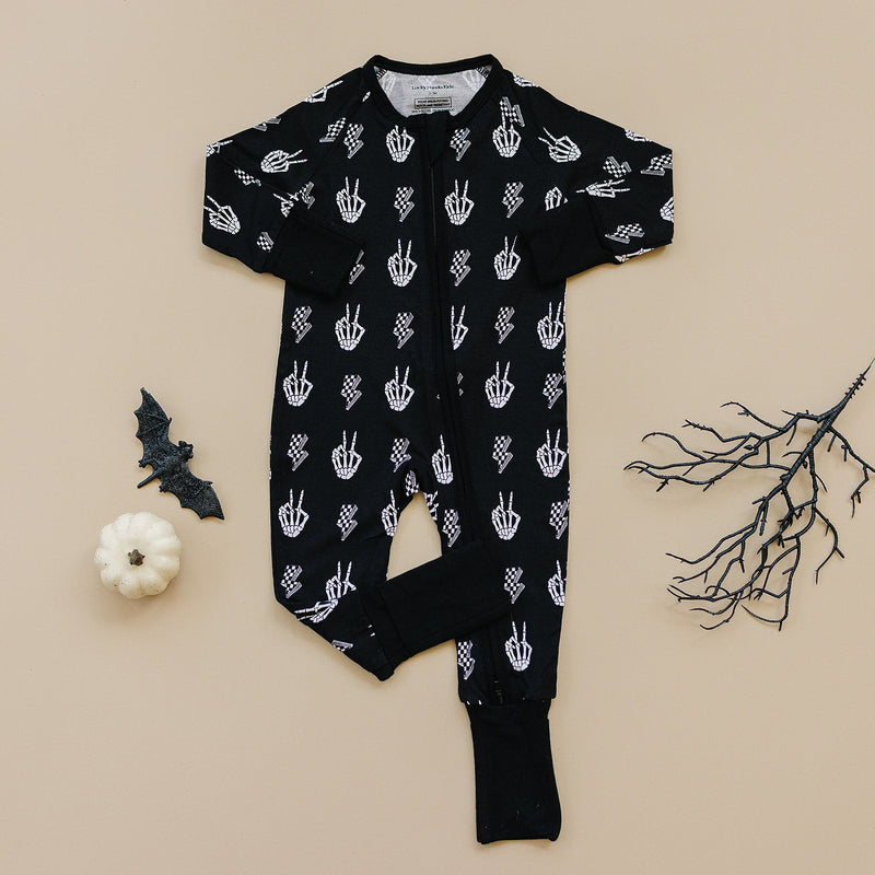 Bamboo Zip Romper | Skelly Vibes