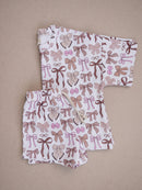Shorts Set | Mocha Bows