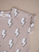 Cotton Romper | Electric Beige