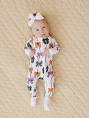 Bamboo Zip Romper | Spooky Bows