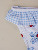Two Piece Swimsuit | Blue Cherry