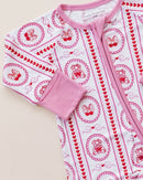 Bamboo Zip Romper | Cherry Bear