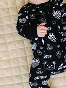 Bamboo Zip Romper | Wild Heart