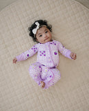 Bamboo Zip Romper | Raspberry