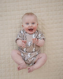 Cotton Romper | Electric Beige