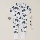 Bamboo Zip Romper | Monster Blaze