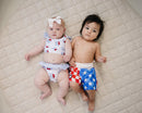 Two Piece Swimsuit | Blue Cherry