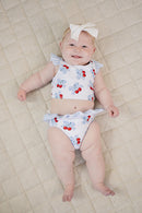 Two Piece Swimsuit | Blue Cherry