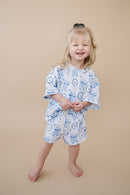 Shorts Set | Blue Bow