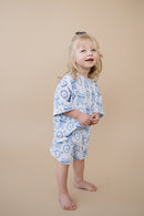 Shorts Set | Blue Bow