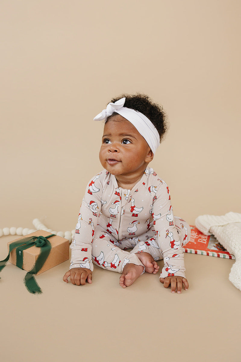 Bamboo Zip Romper | Merry Goose
