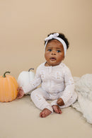 Bamboo Zip Romper | Gingham & Goose